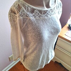 Areopostale boho knit top